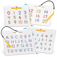 Double Sided Magnetic Letter  Number Board Set Alphabet  Numbers Tracing Board