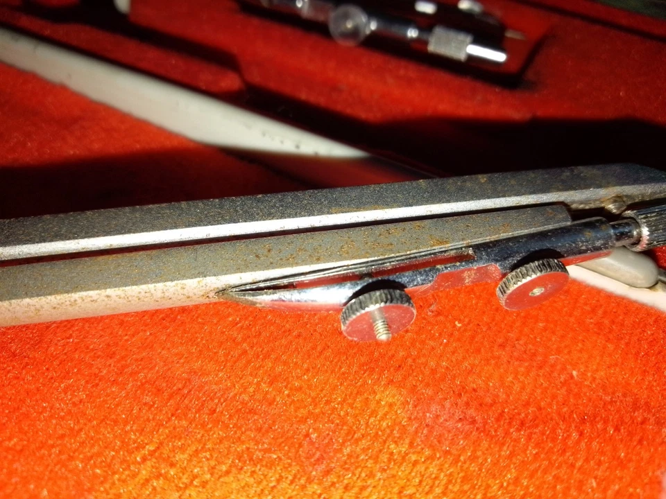 Vintage Drafting Set EDE Compass, Precision Drawing thing it's missing - Image 4 of 4