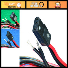 Heavy Duty 12 Gauge 3 Pin Power Cord for CB Ham Radios - Extra Durable Cable