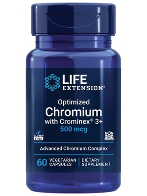 Life Extension Optimized Chromium with 60 Count (Pack of 1), Tan to Beige