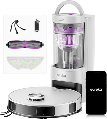 Eureka E20 Evo plus Saugroboter Mit Wischfunktion Absaugstation Beutelloser, Sau