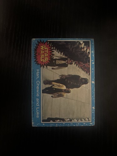 1977 Topps Star Wars #55 Han, Chewie and Luke — Raw