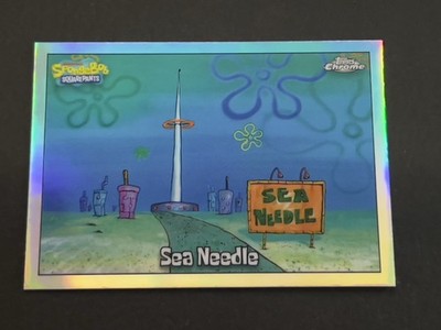2025 Topps Chrome SpongeBob SquarePants #133  Sea Needle  Refractor
