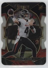 2022 Panini Select Concourse Black & Red Prizm Die-Cut Desmond Ridder #36 16wc