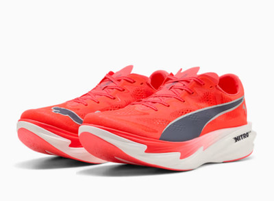 Puma Deviate Nitro Elite 4 312127-07 Ultra Red Inky Depths Men's Size Custom