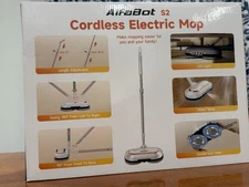 Cordless Electric Mop AlfaBot S2 Spin Mop LED Light And Sprayer 400 ML 60 Mins
