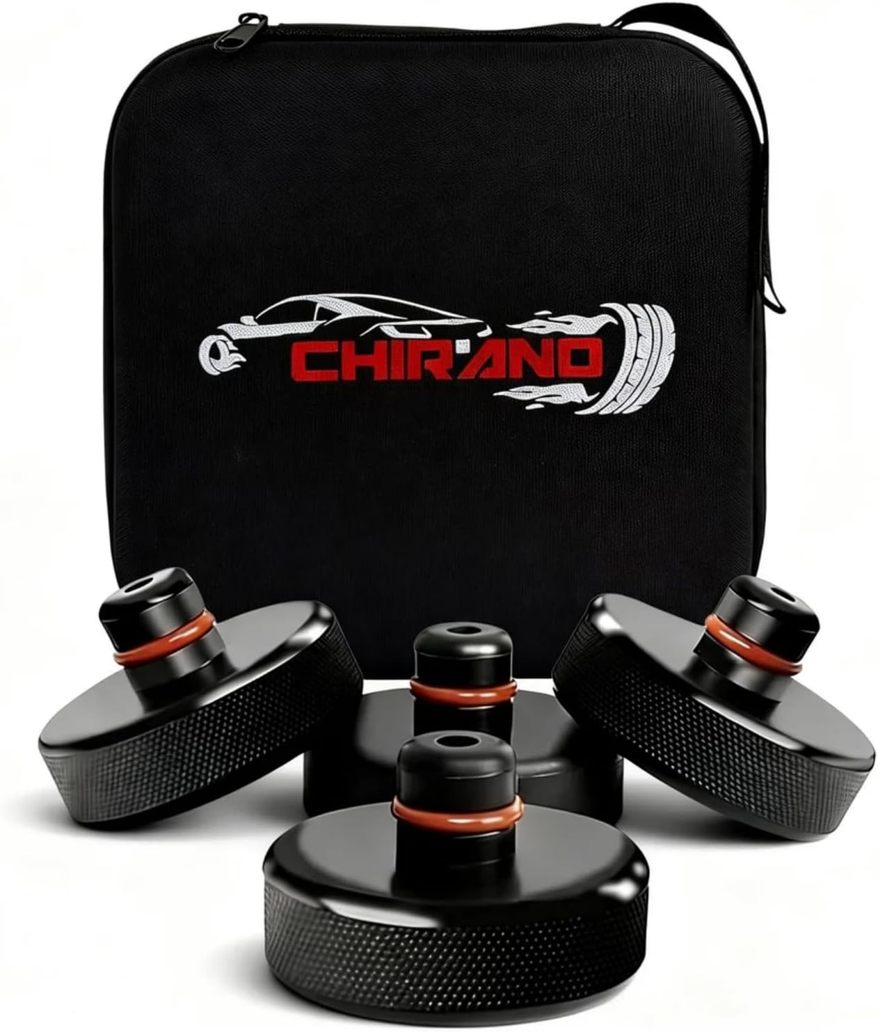 4 Pcs Lifting Jack Pad Pucks Storage Case Tesla Model 3 S X Y Accessories Set