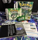 Pokémon Emerald Version CIB Authentic USA GBA 2005 Tested New Battery