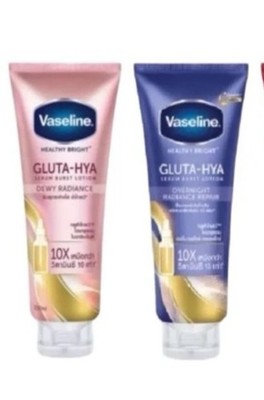 Vaseline Bright GLUTA HYA Serum Burst OVERNIGHT RADIANCE REPAIR+  Dewy 1 combo 