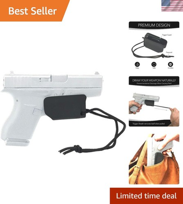 #ad #ad Minimalist Black Trigger Guard Holster with Paracord – Fits Glock 42 amp; 43 Series $32.99