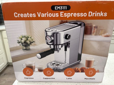 #ad Espresso Machine with Milk Frother 20 Bar High Pressure Professional Espresso M $50.00