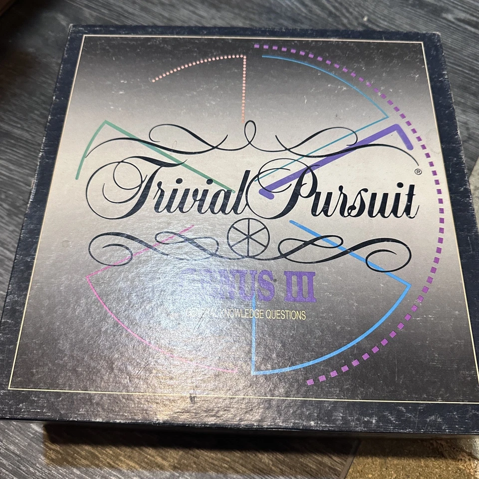 Trivial Pursuit Genus III 3 Parker Brothers Dated 1994 one pack unopened. - Image 3 of 3