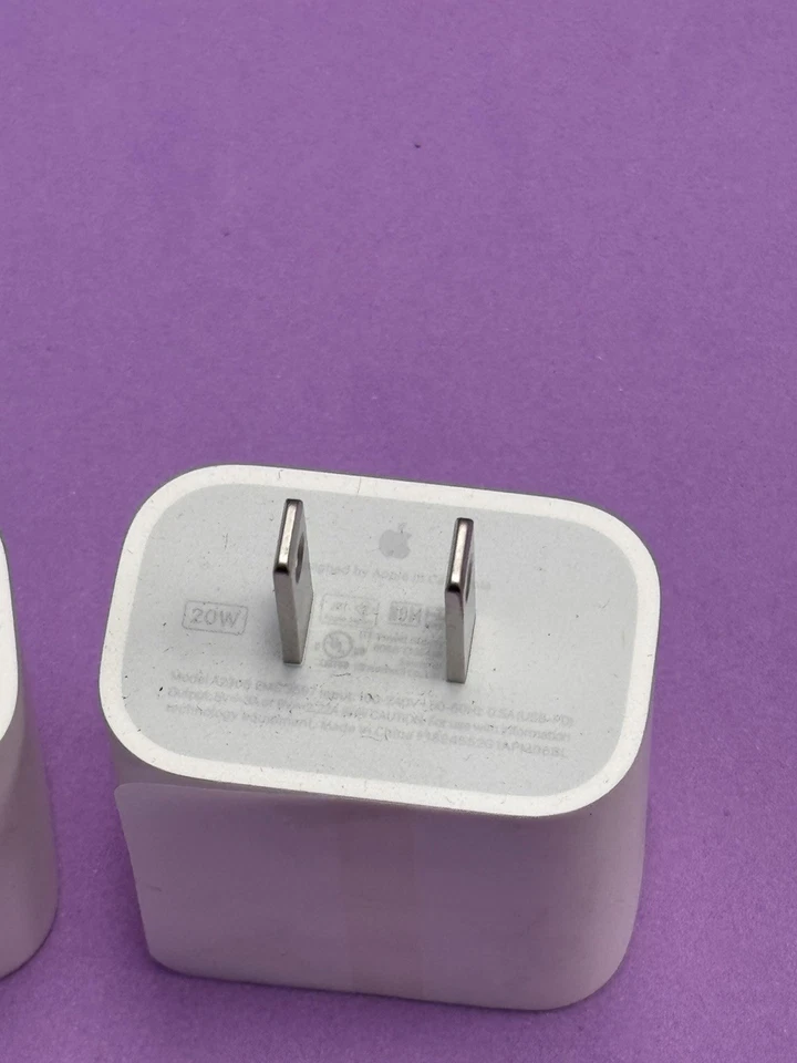 4PCS Original Apple Official 20W USB-C Wall Charger Power Adapters Brick - A2305 - Image 4 of 4