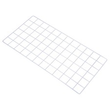 24"x12" Wire Grid Panel, 1 Pack Wall Grid Decorative Board Photo Display White