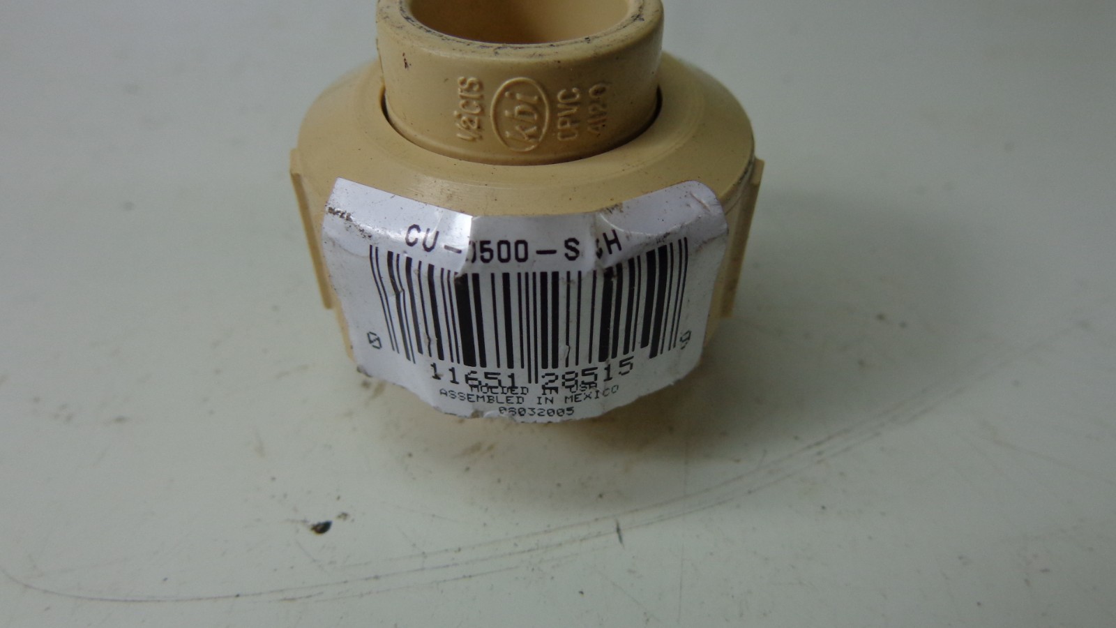 1/2 In. Cpvc Slip Union Fitting  Model Cu-0500-s 011651285159