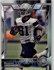 2015 Topps Deontay Greenberry Rookie #404 RC Dallas Cowboys