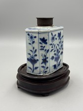 陶瓷蓝色古董原创中国风茶叶罐| eBay