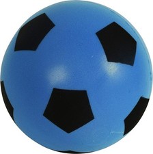 Fun Sport 20cm Football Indoor/Outdoor BLUE Soft Sponge Foam Soccer Ball Size 5