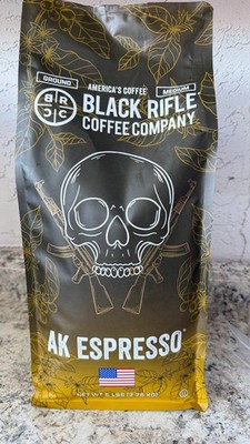 Black Rifle Coffee Ak Espresso 5 Lb Medium Roast Ground Coffee 80 Ounce Bag