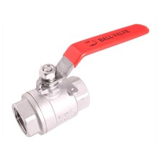 1-1/4" All 304 S.S. Ball Valve - Full Port, 1000 WOG Non Locking