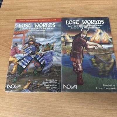 NOVA Lost Worlds Samurai With Katana Barbarian with Two handed Sword 2Stück