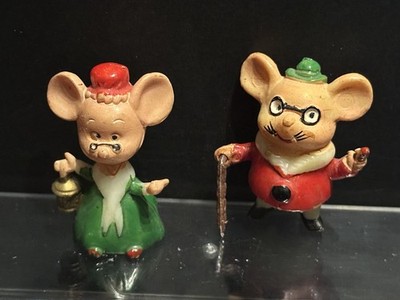 Altfiguren alte Miniaturfiguren Kinderfiguren Mäusepaar