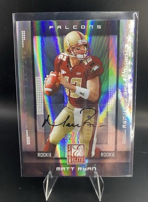 2008 Matt Ryan Donruss Elite Turn of The Century Rookie Auto #2/10 RC Falcons  