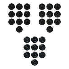 Kit di 10 Ruote per Mobilità in Nylon per Componenti di Ricambio per Macchine