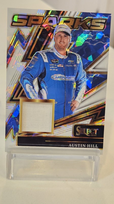2026 Panini Select Sparks Relic Austin Hill #SP-AHL NASCAR