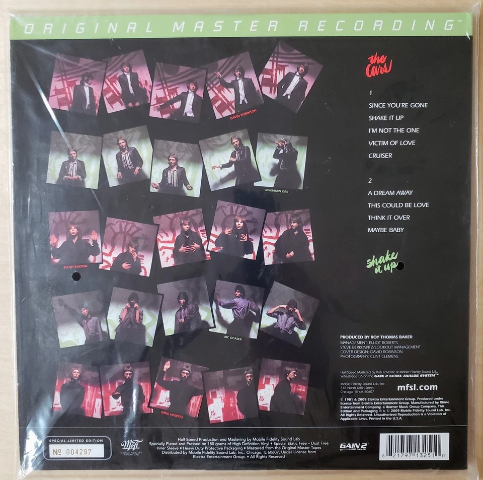 The Cars Shake It Up Mobile Fidelity 180g Audiophile 33rpm AAA Corner Ding. - Imagem 2 de 4