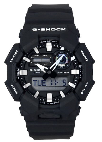 Casio G-Shock Quarz Sport Schwarz Zifferblatt GA-010-1A 200M Herrenuhr-image