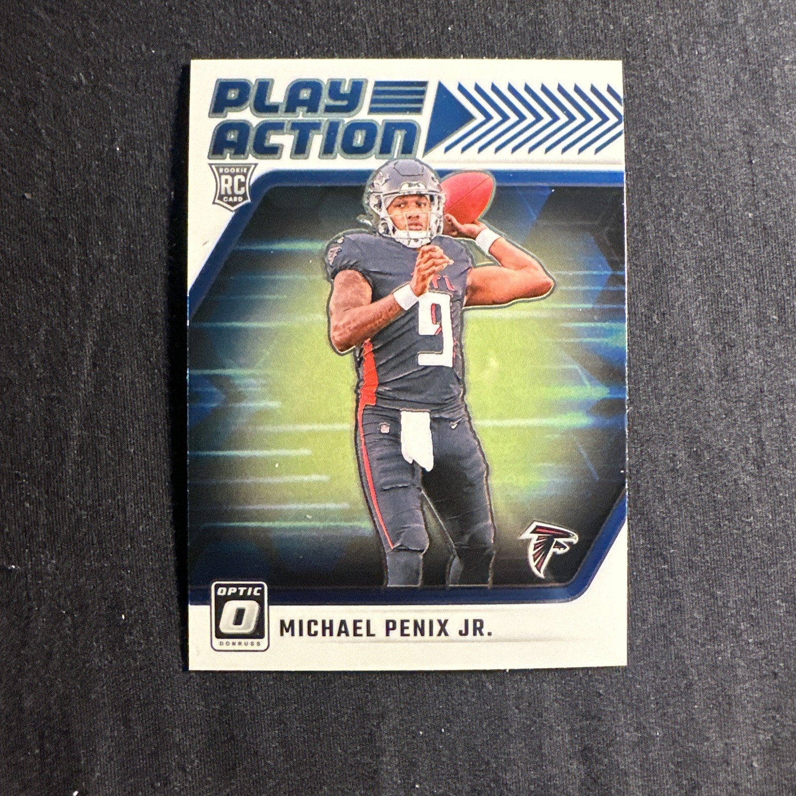 🔥Michael Penix Jr 2024 Panini Donruss Optic PLAY ACTION ROOKIE #4🔥