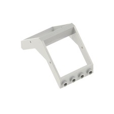 1x Lego telaio finestra 4x4x6 vecchio-chiaro grigio inclinato verso l'esterno Space 6940 4741