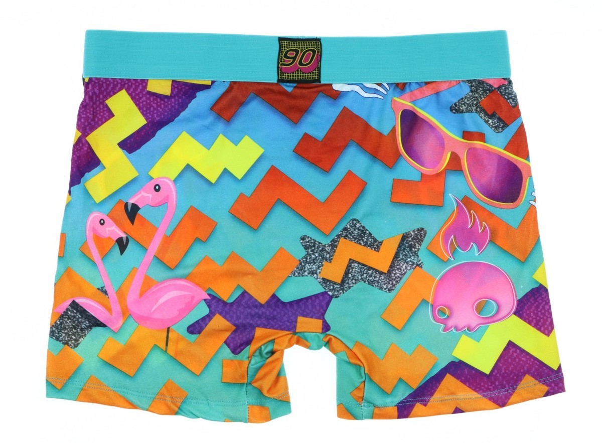 CRAZY BOXER Back To The 90's Boxer Briefs Men's sz XL X-Large | eBay