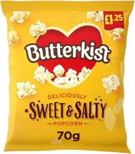Butterkist Crunchy Toffee, Sweet, Sweet & Salty Popcorn 70g