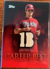 2009 Topps Series 1 Career Best Bat Relic CBRCJ Conor Jackson DB Free Shipping