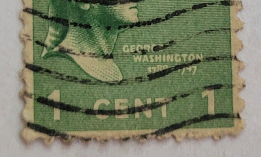 アメリカ切手　ジョージ・ワシントン1セント Amazon.com: Postage Stamps United States. One Single 1 Cent