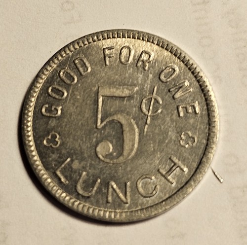 Vintage Aiea School Aiea, Hawaii Aluminum Good For Token #1393 - Picture 2 of 2