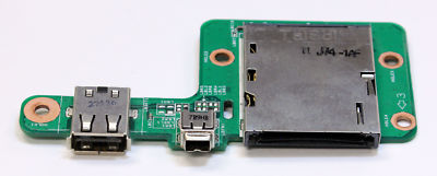 Dell XPS M1730 Genuine USB Firewire SD Card Reader Board 48.4Q614.011 06607-1
