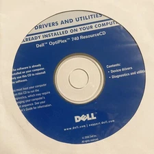 Dell OptiPlex 740 Resource CD Reinstall Drivers and Utilities 2006,  NEW