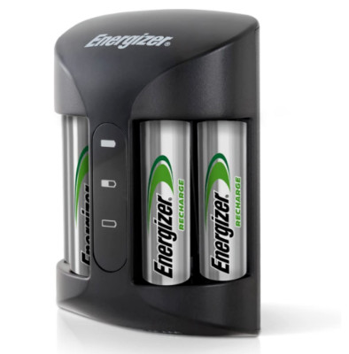 Lithium 4 AA Rechargeable Batteries + Fast Charger Energizer