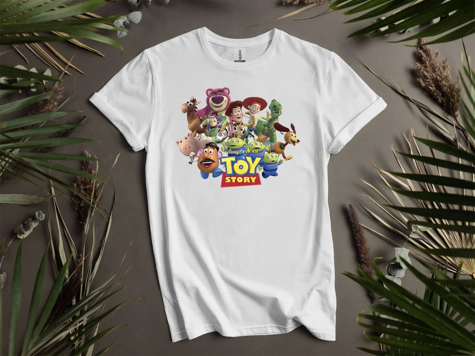 Toy Story Buzz Woody Jessie Rex Hamm Running Custom Graphic Tee