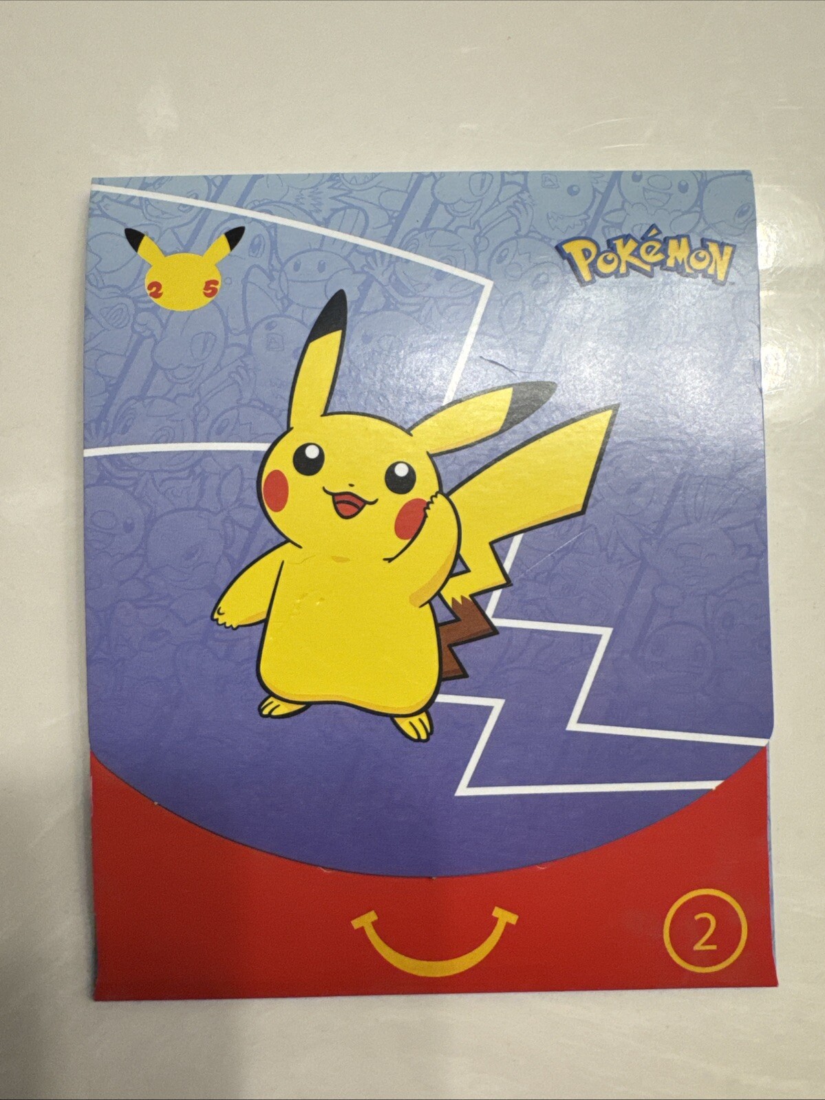 1x SEALED 2021 Pack W Extras 25th Anniversary Pokemon Cards McDonalds Exclusive