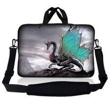 11.6 Inch Laptop Bag Sleeve Case with Shoulder Strap Chromebook Macbook Dragon