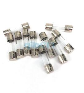 10-piece quick blow glass tube fuses 5x20mm 250V 2.5A 