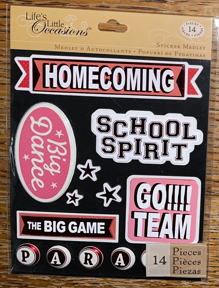 RARO K&Company Lifes Little Occasion Homecoming Red School Spirit Big Dance Game Foto 2 de 4