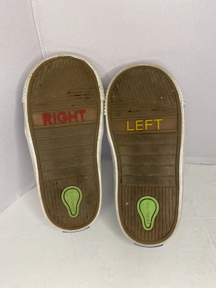 Stride Rite Niños SR Caminante Azul Zapatos para Caminar 8M YZTM Niño Pequeño Diseño de Peces Foto 4 de 4