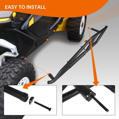 Nerf Bars for Maverick R, Side Bumper Guard Heavy Duty Rock Sliders 2024 1782 - Picture 3 of 6