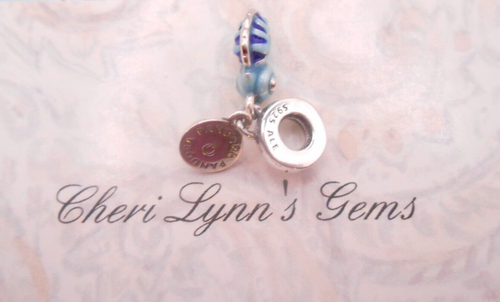AUTHENTIC STERLING SILVER COLOR CHANGING CHAMELEON DANGLE CHARM BRACELET BEAD! - Picture 4 of 5