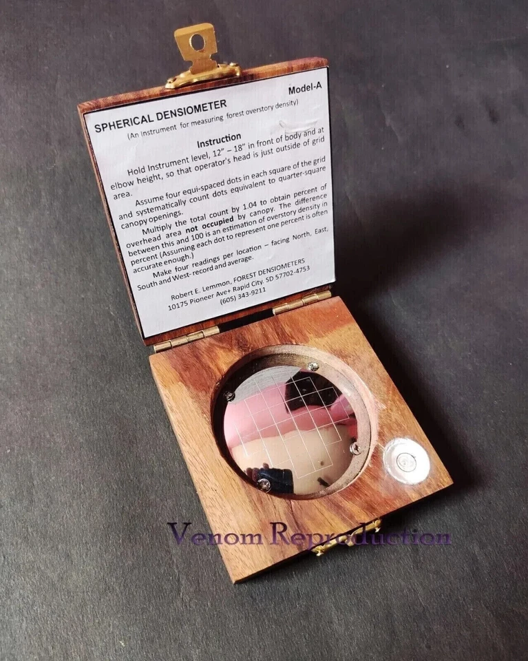 Vintage Working Forestry Suppliers Spherical Crown Densiometer Concave Model A - Image 4 of 4